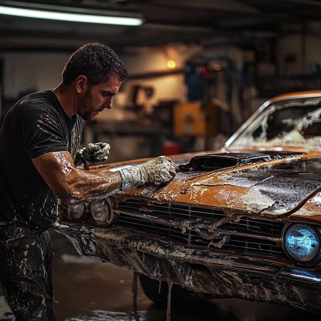 Mike Savage restores a muscle car