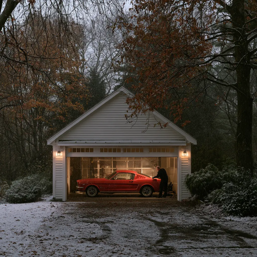 Storing a muscle car in the winter